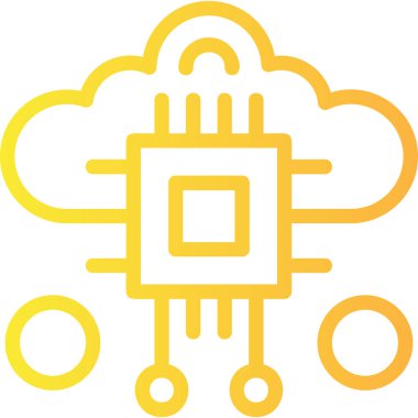 Çip. Web simgesi basit illüstrasyon