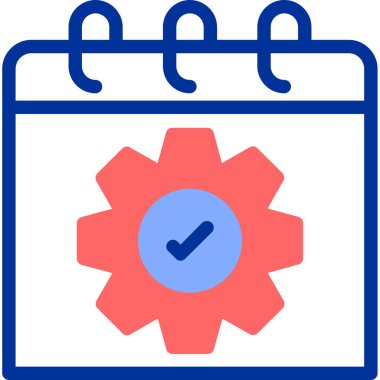 Takvim. Web simgesi basit tasarım