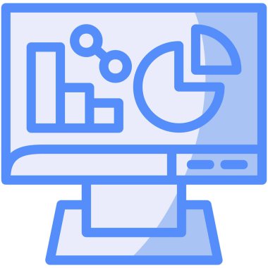 Bilgisayar. Web simgesi basit illüstrasyon