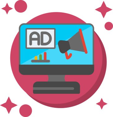 reklam dijital reklam reklam ikonu