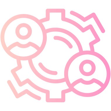 Teçhizat Web simgesi basit illüstrasyon