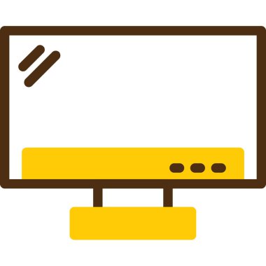 Bilgisayar monitörü. Web simgesi