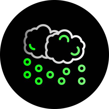 Bulut. Web simgesi basit illüstrasyon