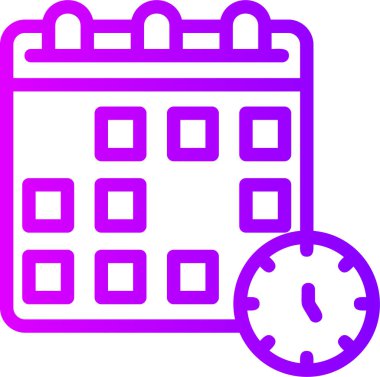 Dosya özeti biçiminde takvim tarih çizelgesi simgesi