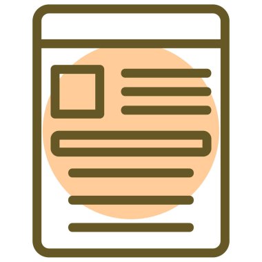 modern simge vektör illüstrasyonu