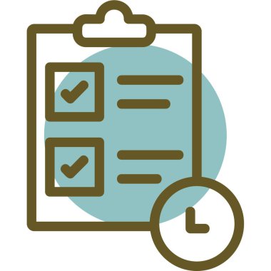 Bir işaretleme simgesinin vektör illüstrasyonu