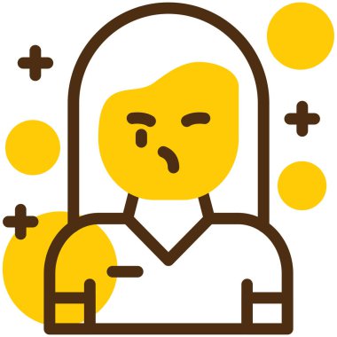 Hasta adam. Web simgesi basit illüstrasyon