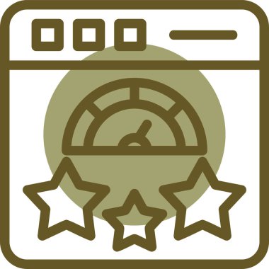 Moda tarzında izole edilmiş askeri madalya simgesi