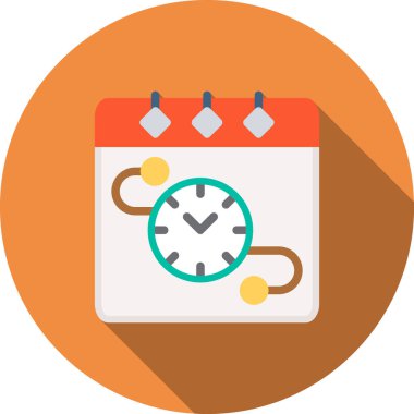 Takvim simgesi vektör illüstrasyonu