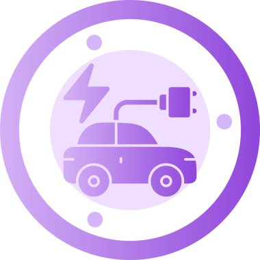 Bir arabanın vektör illüstrasyonu