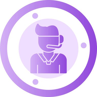 Maskeli bir adamın vektör çizimi