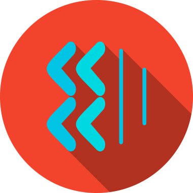 ok simgesi vektörü izole edildi