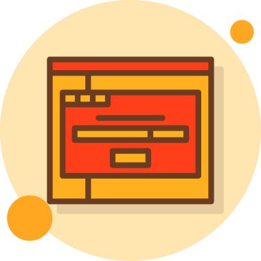 Ağ simgesi. vektör illüstrasyonu