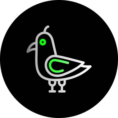 kuş ağı ikon vektör illüstrasyonu