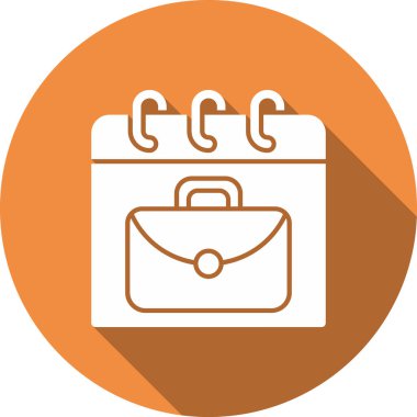 Çanta çanta simgesi beyaz arkaplanda izole edilmiş düz bir şekilde. çanta sembolü