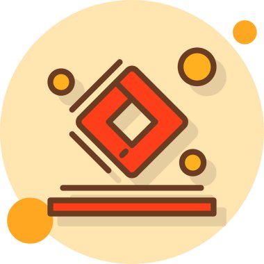 Düz biçimli kitap eğitimi bilgi simgesi