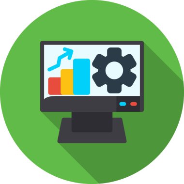 İş analizi vektör simgesi