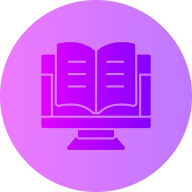 Kitap. Web simgesi basit illüstrasyon