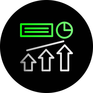 Ağ, dijital ico için vektör illüstrasyonu