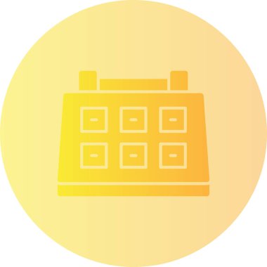 vektör Takvimi Simgesi illüstrasyonu