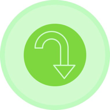 Yenile. Web simgesi basit illüstrasyon