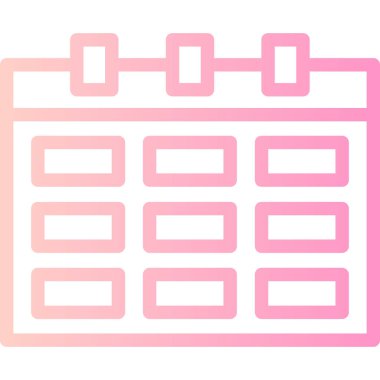 Takvim web simge vektör çizim