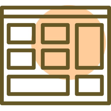 Seo ve simge modern vektör illüstrasyonu