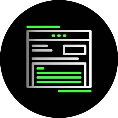 seo modern simgesinin vektör illüstrasyonu