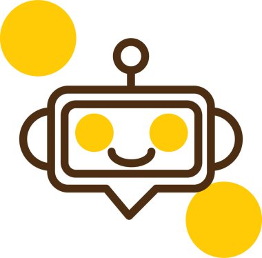 Konuş. Web simgesi basit illüstrasyon