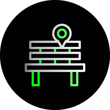 harita simgesi vektör illüstrasyonu