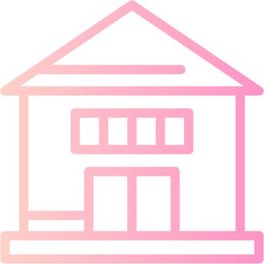 ev simgesi vektör illüstrasyonu