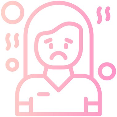 Üzücü. Web simgesi basit tasarım