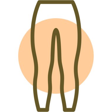 Kadın pantolonu. Basit tasarım