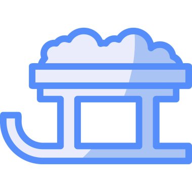 Bulut. Web simgesi basit illüstrasyon