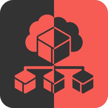 veri depolama vektörü simgesi