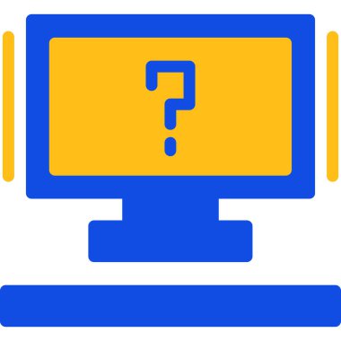 Bilgisayar. Web simgesi vektör illüstrasyonu