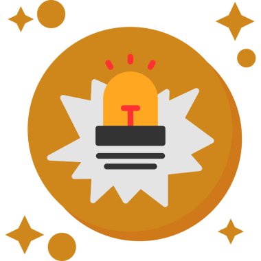 ödül madalyası modern simge, vektör illüstrasyonu