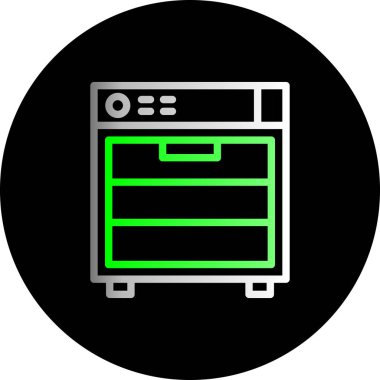 Tasarım, ticari ve ticari proje için vektör lcd simgesi