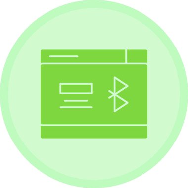 Bir web simgesinin vektör illüstrasyonu