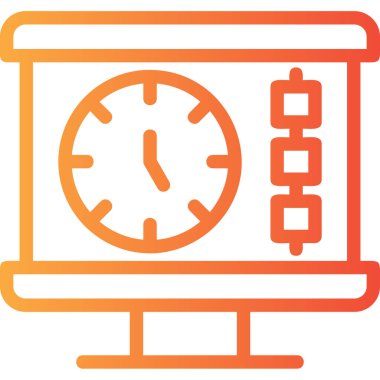 vektör saat resimleme