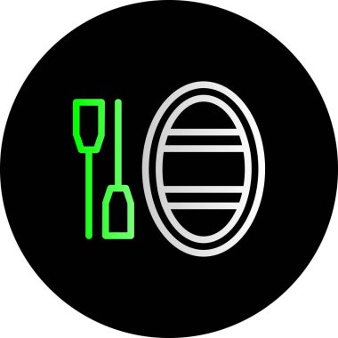 Gıda simgesinin vektör illüstrasyonu