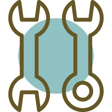 Vektör illüstrasyonu, simge ögesi arkaplanı