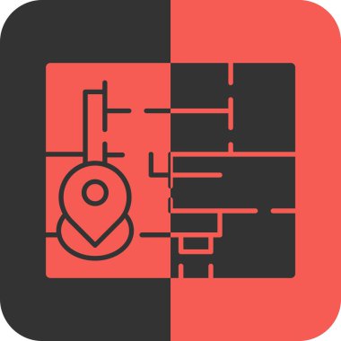 Tek bir izole simgenin vektör illüstrasyonu