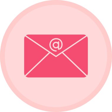 E- posta simgesi. Basit resimleme