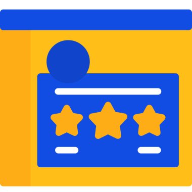 Düz biçimli geri bildirim müşteri simgesi