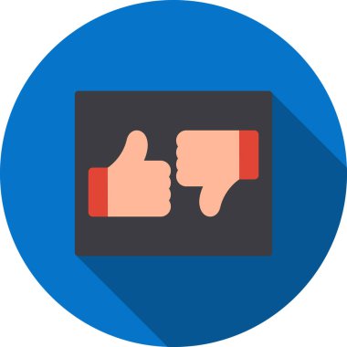 Gibi düz vektör simge