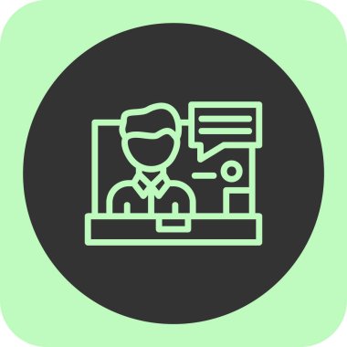 Kişisel belgenin vektör simgesi