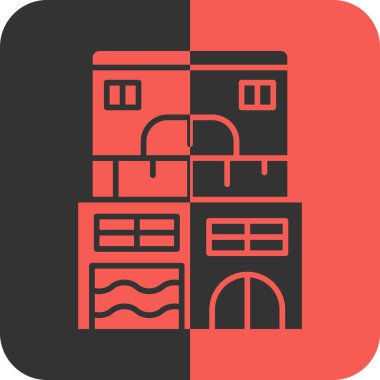 düz simge oluşturma, vektör illüstrasyonu