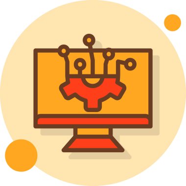 seo modern simgesinin vektör illüstrasyonu