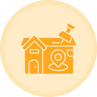 ev vektörü simgesi modern basit vektör illüstrasyonu